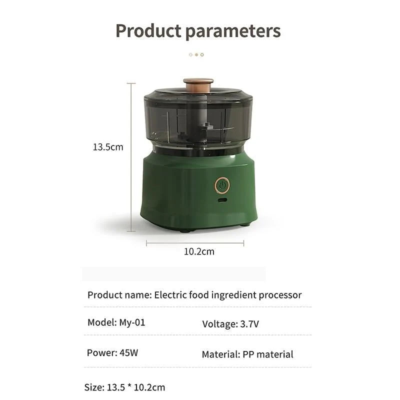 USB Rechargeable Portable Vegetable and Fruit Cutter