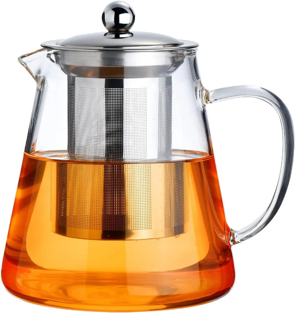Elegant Borosilicate Glass Teapot