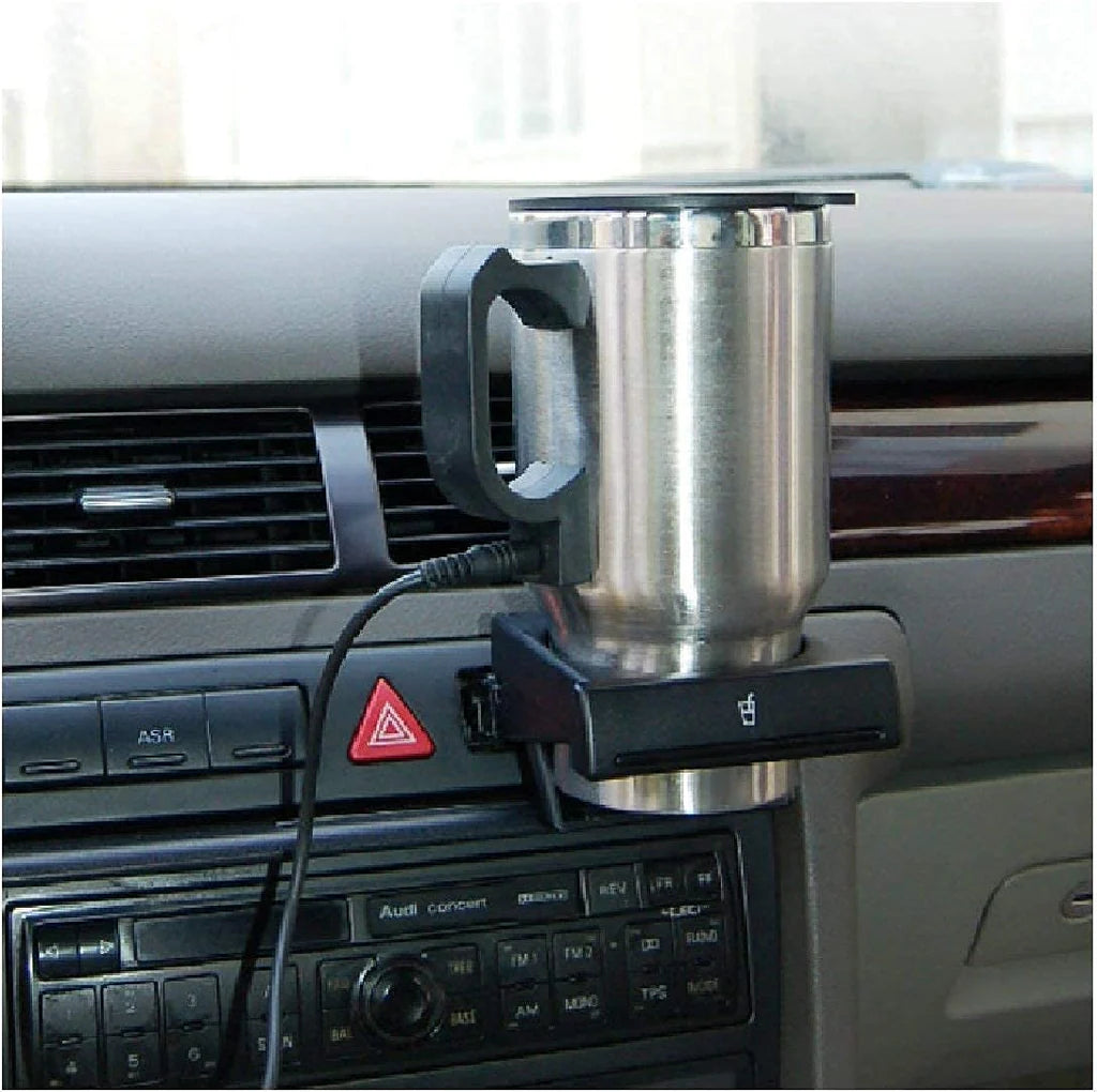Travel Coffee Mug Cup Heated Thermos 450Ml
