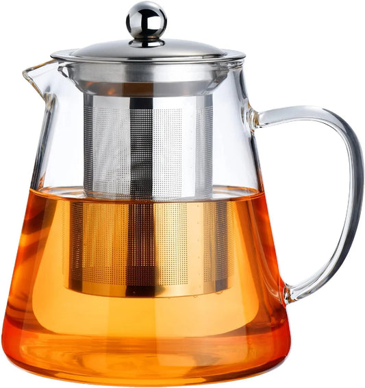 Elegant Borosilicate Glass Teapot