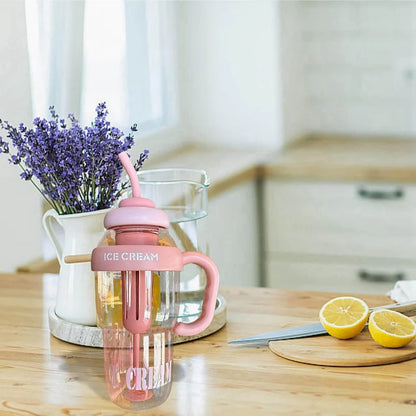 Ice Cream Theme Sipper Bottle
