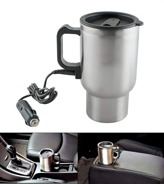 Travel Coffee Mug Cup Heated Thermos 450Ml
